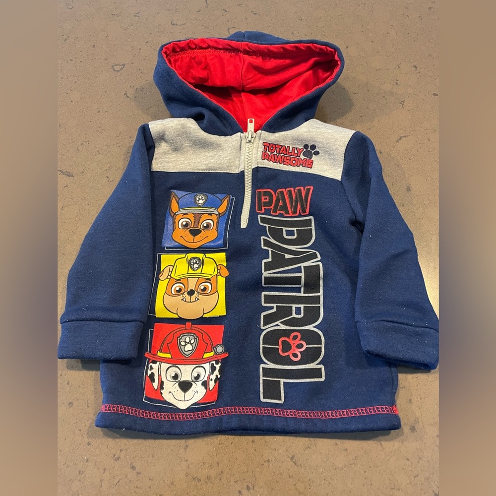 Nickelodeon Paw Patrol Navy and Red Sweatshirt